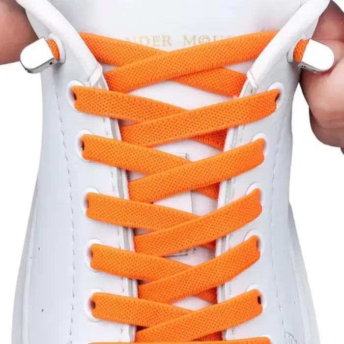 Lacets élastiques en dentelle pour chaussures de course et de randonnée, sans cravate, baskets de lo