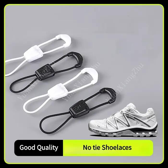 Nouveau Lacets de chaussures sans cravate lacets de Tennis ronds sans attaches adultes enfants quali