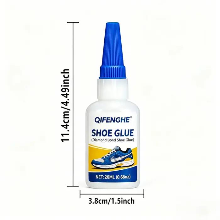 Colle à chaussures QIFENGHE 0,68 oz, adhésif professionnel pour la réparation des chaussures, liaiso