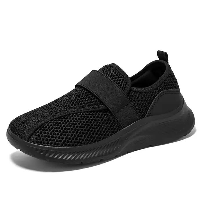 Chaussures confortables à bout large pour personnes âgées, baskets de marche, chaussures diabétiques