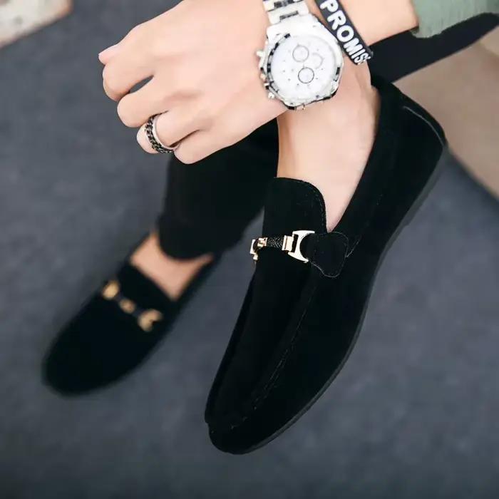 Chaussures décontractées pour hommes mocassins de conduite doux et confortables mocassins à enfiler 