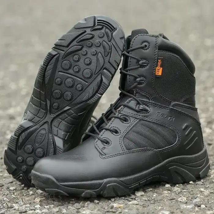 Hommes bottes hiver automne chaussures de travail qualité Forces spéciales tactique désert Combat bo