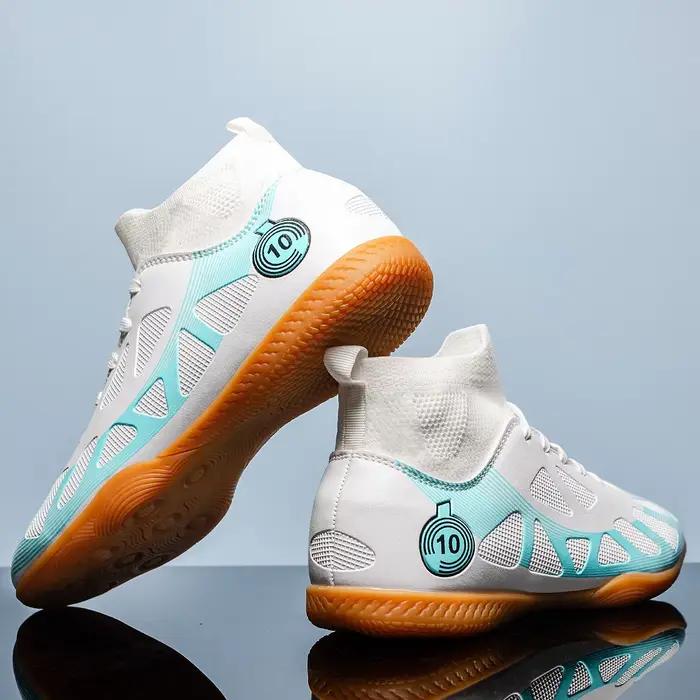 Chaussures de Football à fond plat pour hommes, chaussures de sport IC d'intérieur, montantes pour a