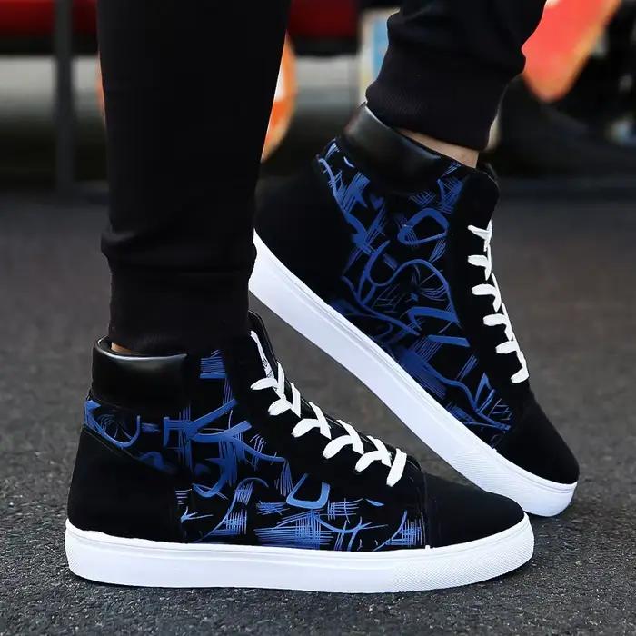Baskets de mode hommes chaussures en tissu respirant Cool Style de rue chaussures hommes marque bask