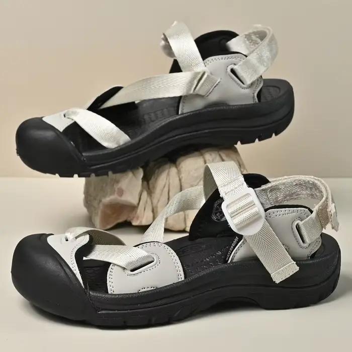 Nouvelles sandales d'été faites à la main, chaussures de plage décontractées pour hommes, chaussures