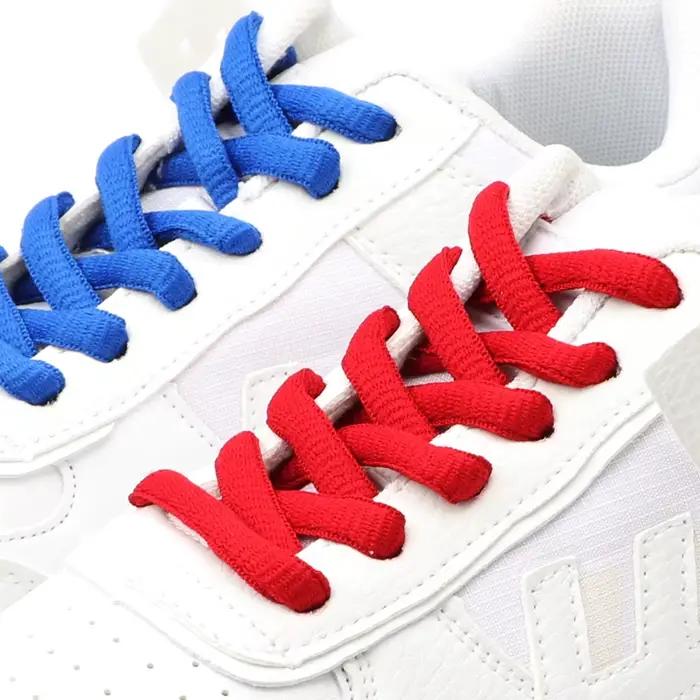 1 paire de lacets classiques originaux demi-cercle en Polyester épais AF1AJ lacets de chaussures cha