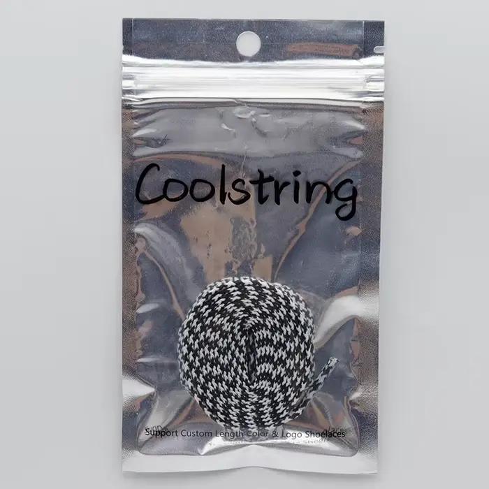 Coolstring-Lacets Lumineux Officiels PR7 MM, Double Document, Pied-de-Poule, Forme Plate, Charmés, G