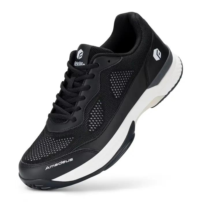 FitVille – chaussures de Tennis pour hommes, Version large 2E, chaussures de sport d'entraînement pr