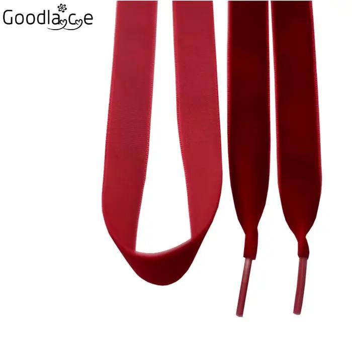 Lacets de bottes en velours de différentes couleurs, ruban plat de 100 cm de large, lacets lumineux,