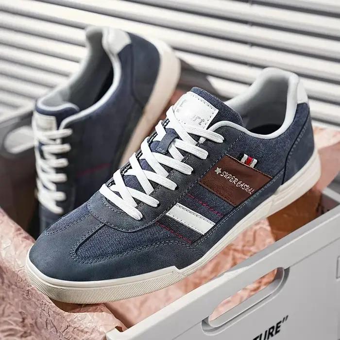 Baskets de Luxe en Maille Légère pour Homme, Chaussures Décontractées, Respirantes, Mocassins de Mar