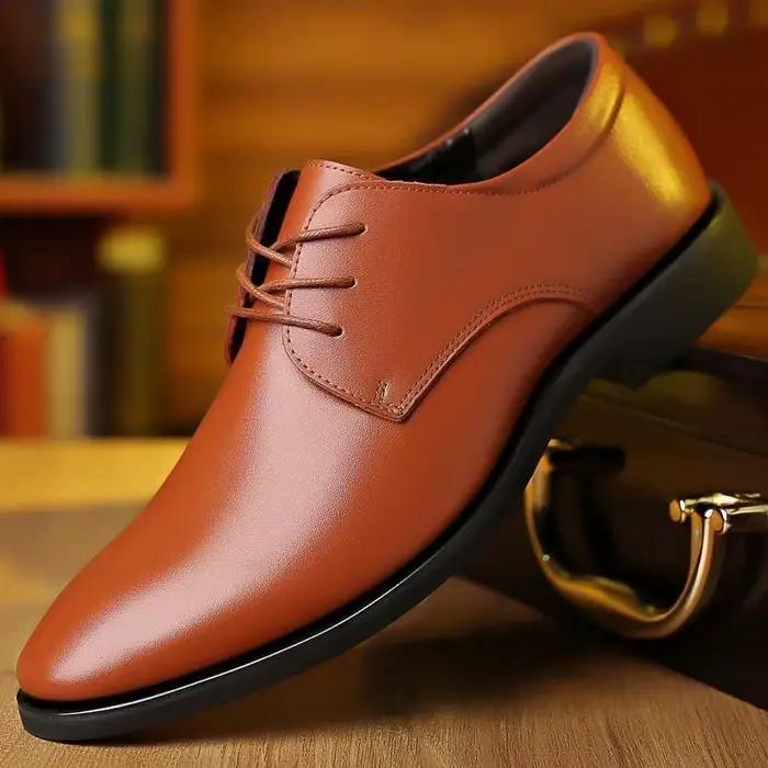 Chaussures pour hommes de Style britannique garçons d'honneur meilleur homme mariage affaires décont