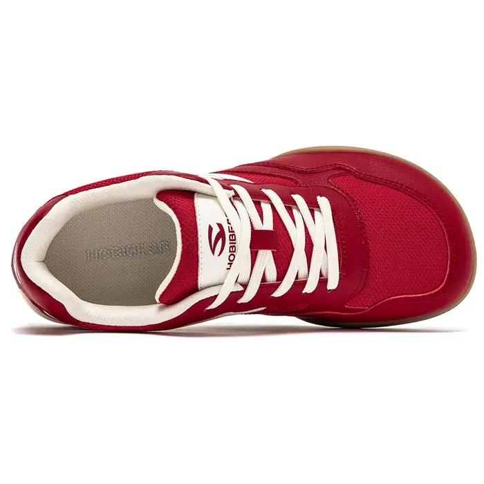 HOBIBEAR Chaussures larges pour hommes Baskets à lacets pieds nus Chaussures de marche légères et fl