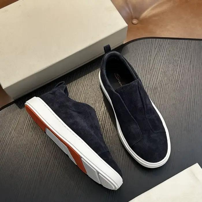 Chaussures décontractées classiques pour hommes en daim, confortables, légères, respirantes, pour le
