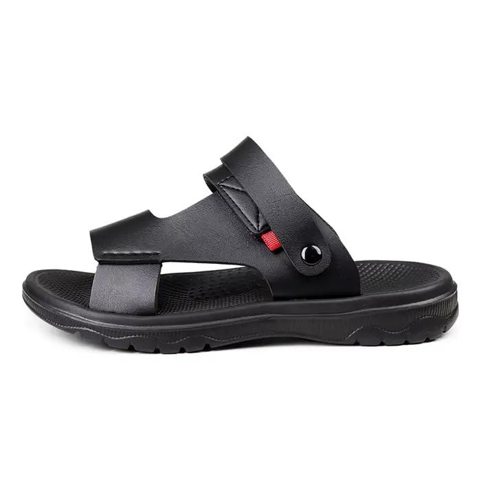 Sandales Homme Été 2025 Décontractées Double Usage Grande Taille Chaussures de Plage Extérieur Antid