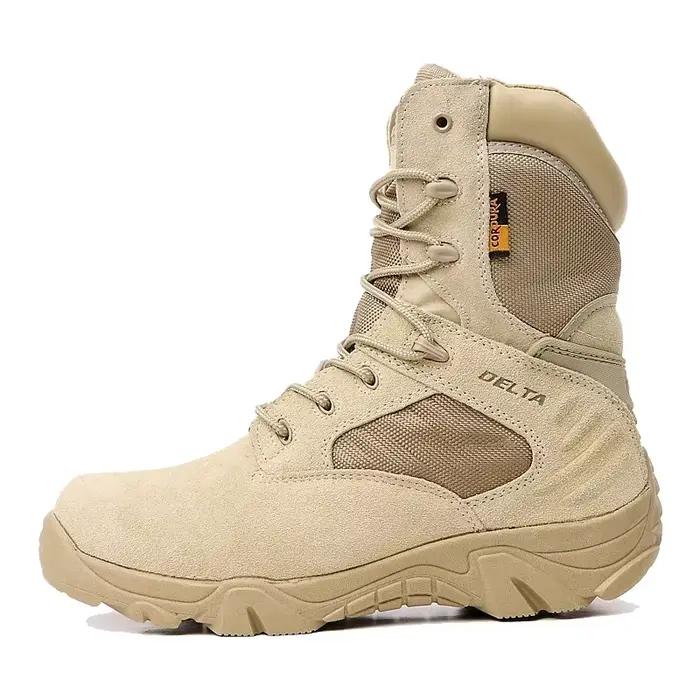 Hommes bottes hiver automne chaussures de travail qualité Forces spéciales tactique désert Combat bo