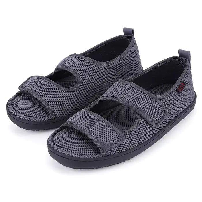Sandales pour diabétiques antidérapantes, chaussures confortables pour pieds larges et enflés, chaus