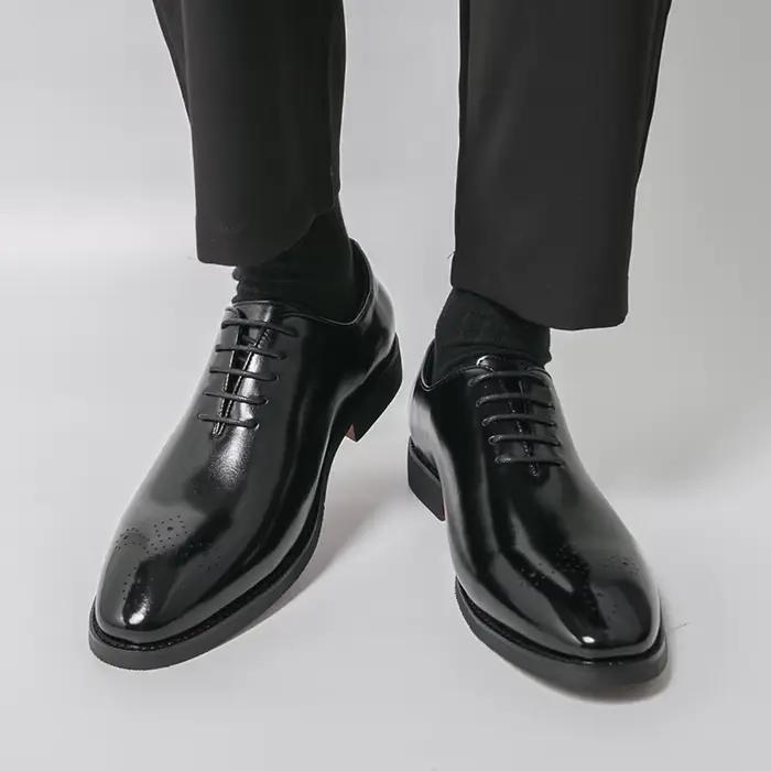 Chaussures habillées pour hommes, brogues classiques, chaussures en cuir décontractées et profession