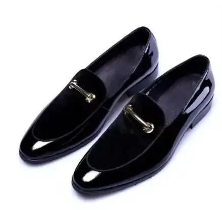 ZapatosPara HombreMen chaussure sociale automne luxe hommes robe en cuir chaussure mode plat hommes 