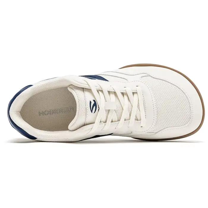 HOBIBEAR Chaussures larges pour hommes Baskets à lacets pieds nus Chaussures de marche légères et fl