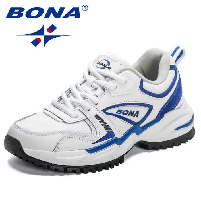 BONA nouveaux créateurs chaussures de sport de plein air chaussures de course femmes baskets de mode