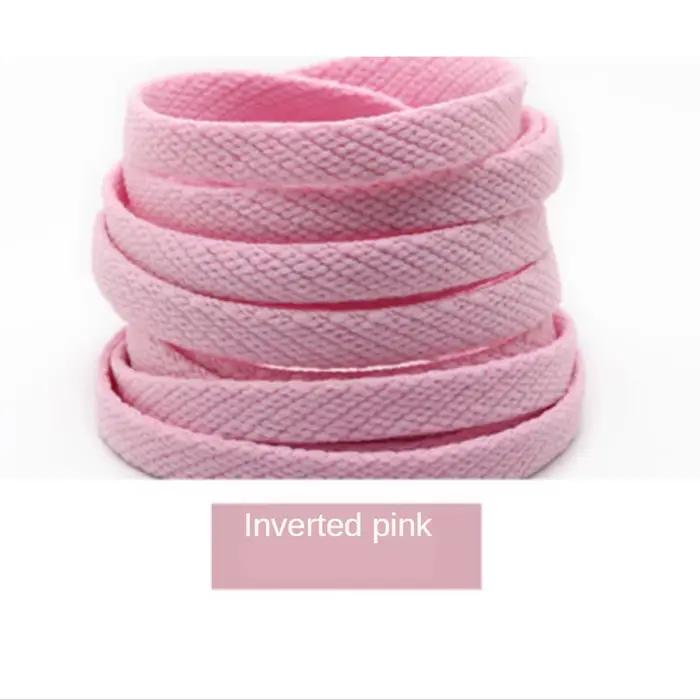 1 paire de lacets 140/160/180cm lacets de mode couleur gelée lacets de chaussures plats en Polyester