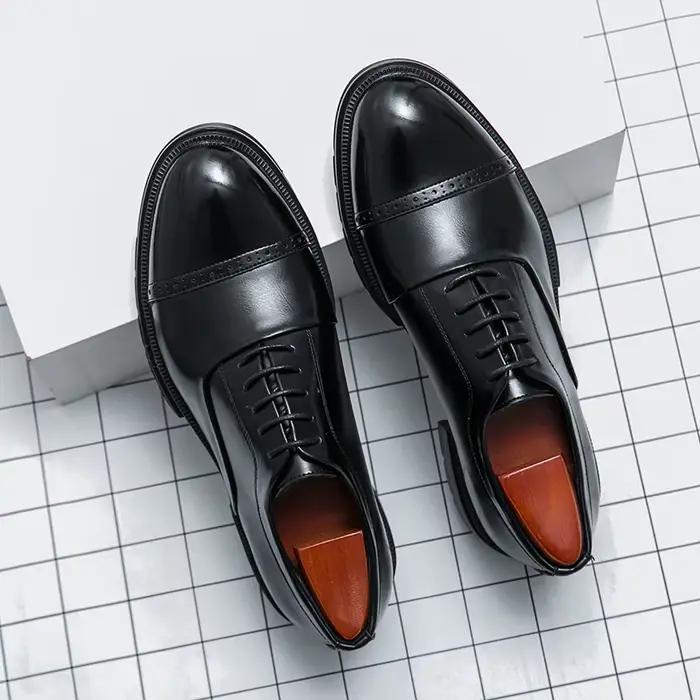 Chaussures Brogues Classiques pour Hommes, Tendance, Mariage, Soirée, Chaussures en Cuir pour Hommes