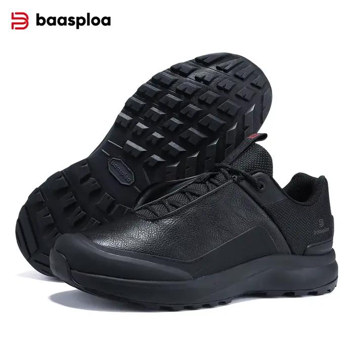 Baasploa hommes chaussures de randonnée classique affaires de haute qualité mâle Trekking escalade b