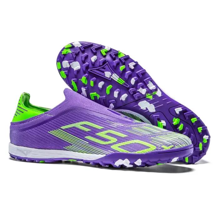 Chaussures de football sans lacets pour hommes T36, baskets d'entraînement pour jeunes, chaussures d