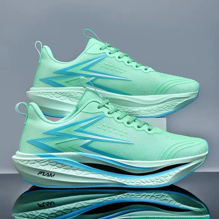Chaussures de course pour hommes, chaussures de sport spécialisées pour marathon, respirantes, légèr