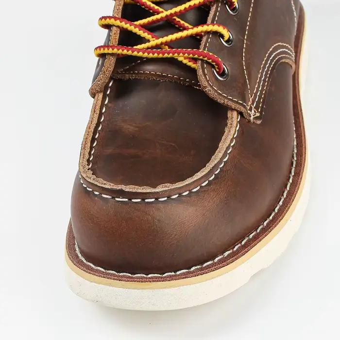 ZFTL hommes bottines américain rétro outillage bottes décontracté Crazy Horse cuir hommes bottes Vin