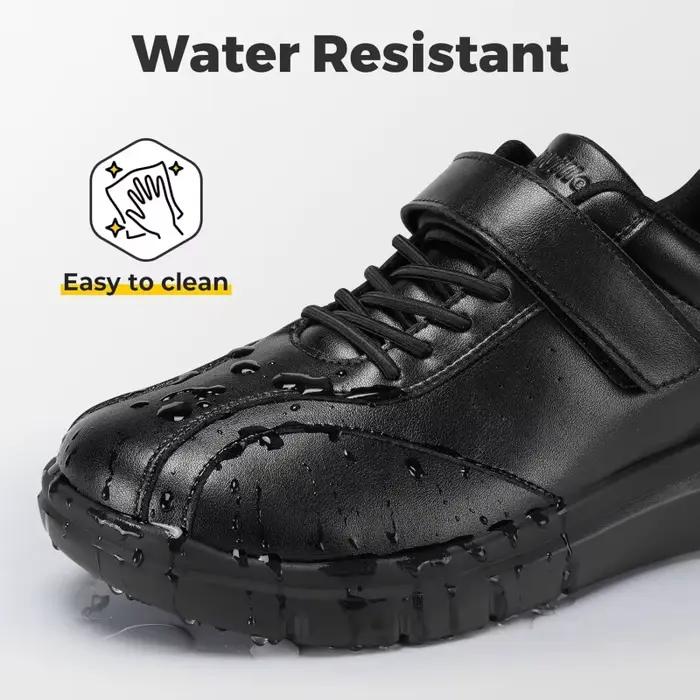 FitVille hommes chaussures de marche larges décontracté Oxford chaussure confortable léger soutien d