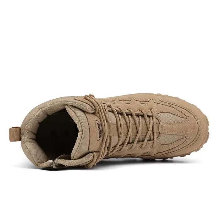 Nouveaux hommes bottes tactiques bottes militaires confortables chaussures de randonnée en plein air