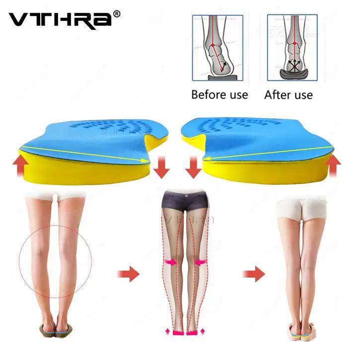 VTHRA O/X semelles orthopédiques pour jambes, chaussures correctrices, Inserts pour l'alignement des