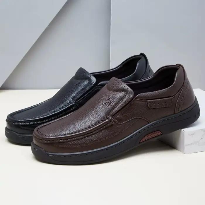 GOLDEN CAMEL mocassins chaussures pour hommes Design d'affaires formel chaussure de luxe homme décon