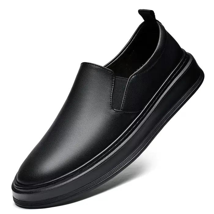 Semelle souple mocassin confortable chaussures décontractées chaussures plates pour homme de créateu