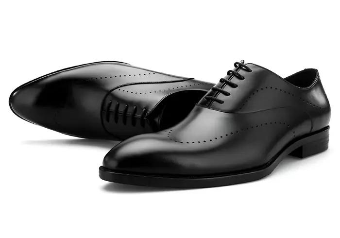 Chaussures Derby Formelles en Cuir Pleine Fleur pour Hommes – Idéales pour le Quotidien et les Affai