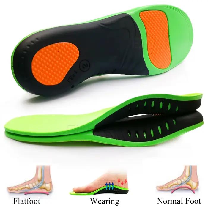Meilleures chaussures orthopédiques EVA semelles intérieures pour pieds arc pied Pad X/O Type jambe 