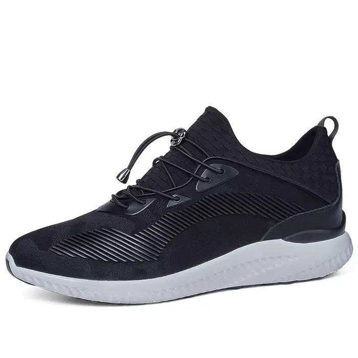 Chaussures rehaussantes respirantes pour hommes, baskets à semelle intérieure 8cm, chaussures de spo