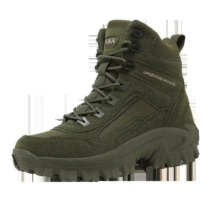 Chaussures de randonnée imperméables chaussures de Sport tactiques montantes pour hommes chaussures 