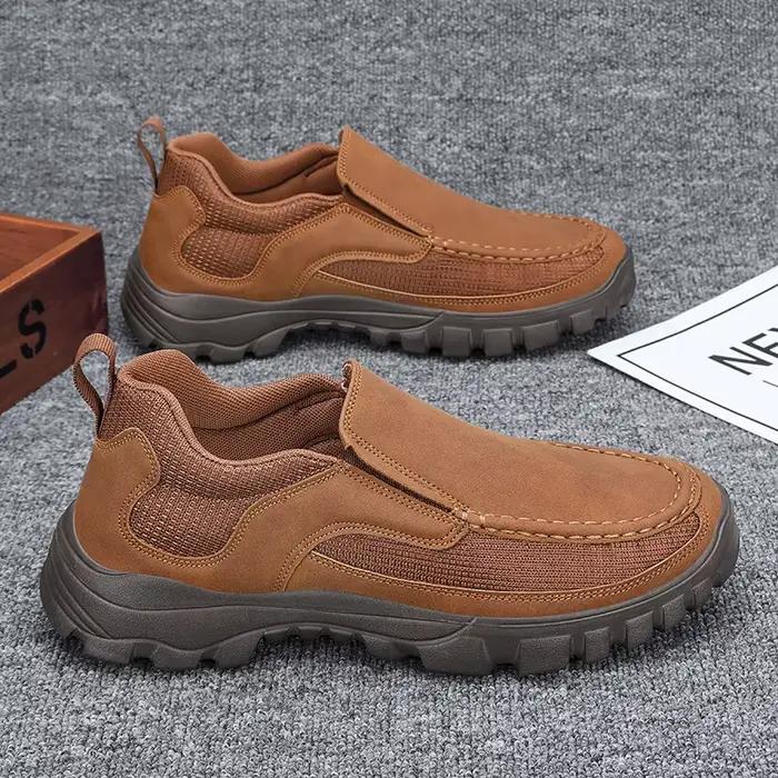 Chaussures décontractées pour hommes, style mocassins, simples, respirantes, confortables, pour le p