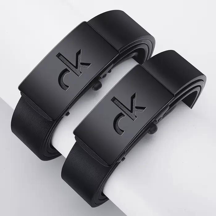 Ceinture d'affaires rétro Simple en alliage pour hommes, boucle automatique, avec short, accessoires