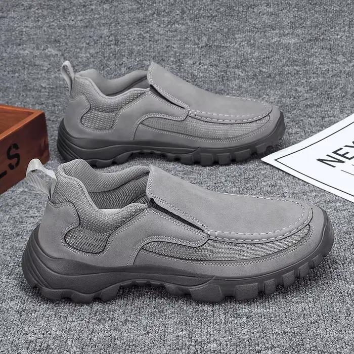 Chaussures décontractées pour hommes, style mocassins, simples, respirantes, confortables, pour le p
