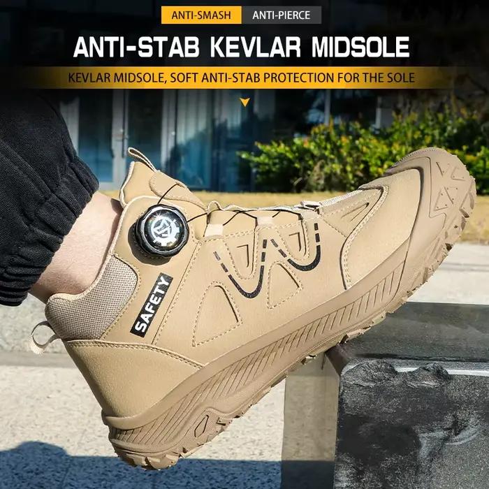 Semelle en caoutchouc, anti-écrasement, anti-perforation, chaussures de sécurité, chaussures de prot