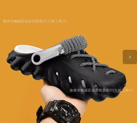 Sandales d'été décontractées pour hommes, chaussures d'extérieur à plateforme, confortables, à semel