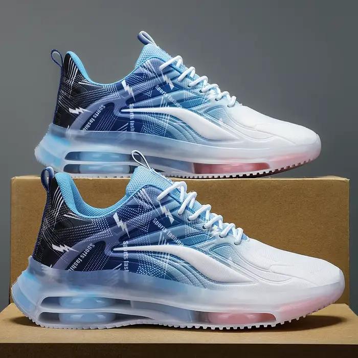 Chaussures de basket-ball à la mode pour hommes, avec coussin d'air, confortables et antidérapantes,