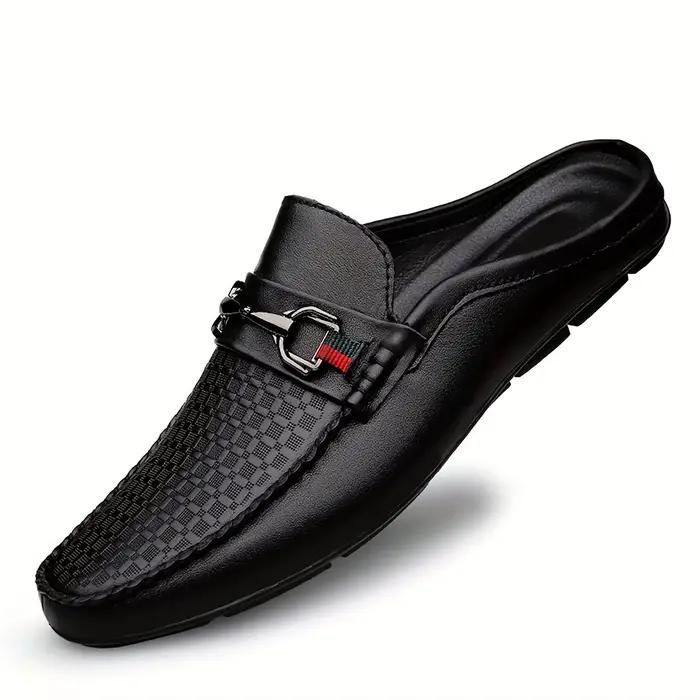 Chaussures décontractées sans talon pour hommes - Style rétro pour hommes, respirantes et légères, a