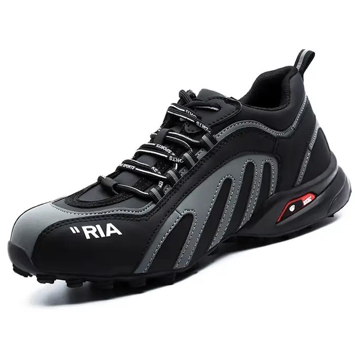 Chaussures de Sécurité Légères et Imperméables pour Homme, Bottes de Travail en Acier, Antichoc