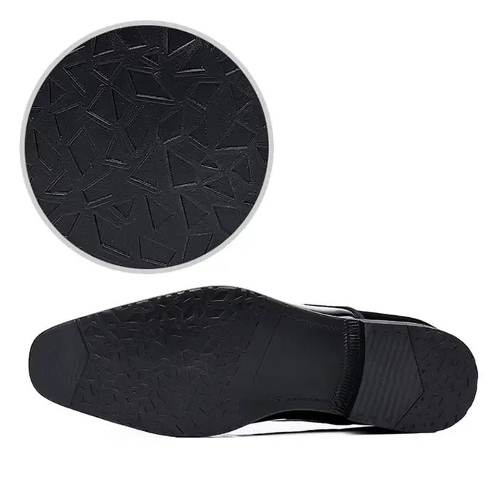 Chaussures Oxford à lacets pour hommes, chaussures provoqué formelles, haute brillance, basses, carr
