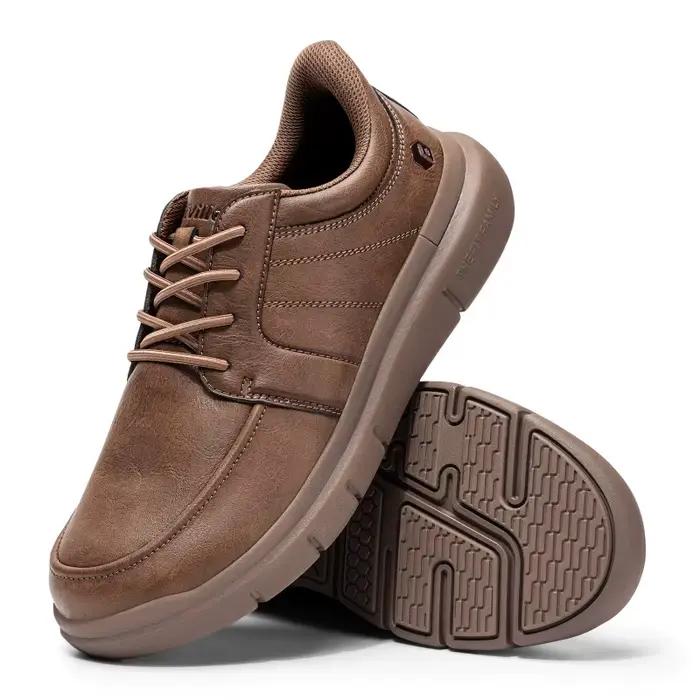 FitVille – chaussures larges à enfiler pour hommes, chaussures Oxford légères et décontractées, bask
