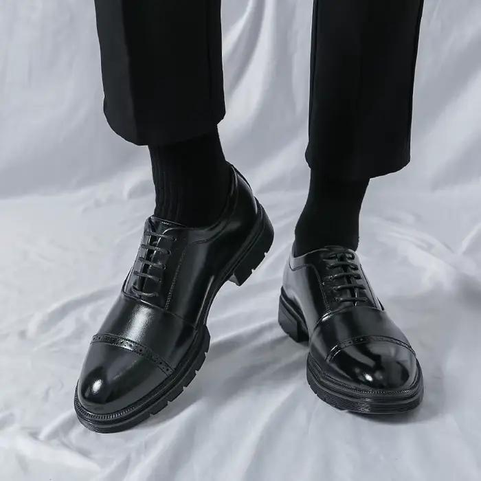 Chaussures Brogues Classiques pour Hommes, Tendance, Mariage, Soirée, Chaussures en Cuir pour Hommes